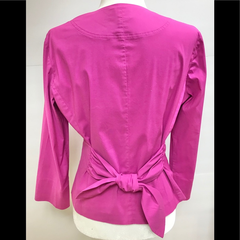 Talbots Single Breasted Stretch 3 Button Blazer - image 4